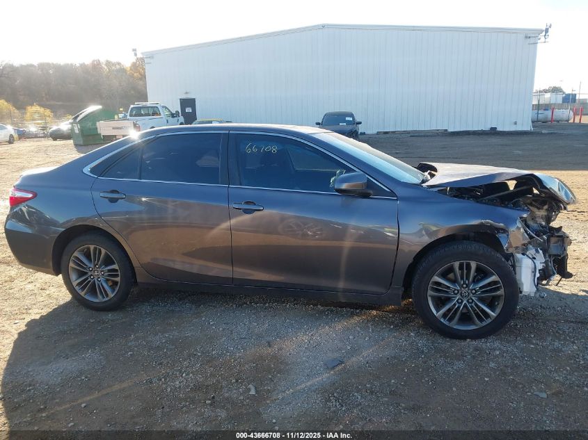 2016 Toyota Camry Se VIN: 4T1BF1FK5GU248300 Lot: 43666708