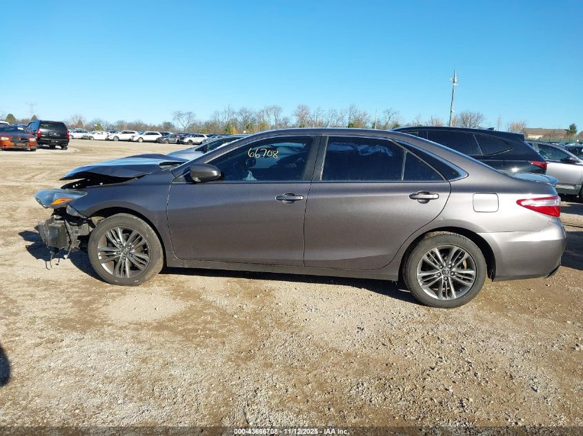 2016 Toyota Camry Se VIN: 4T1BF1FK5GU248300 Lot: 43666708