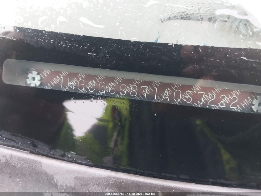 2001 Honda Accord 2.3 Ex VIN: 1HGCG66871A057222 Lot: 43953071