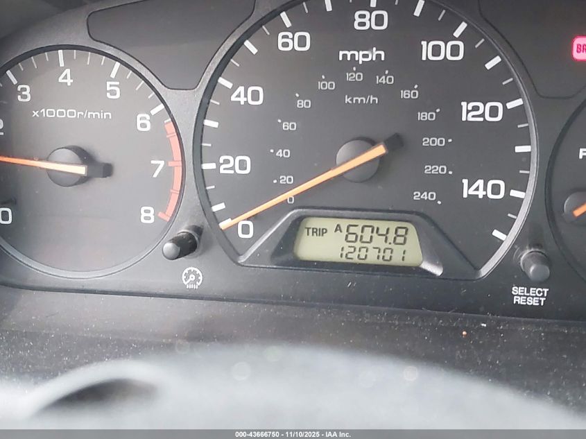 2001 Honda Accord 2.3 Ex VIN: 1HGCG66871A057222 Lot: 43953071