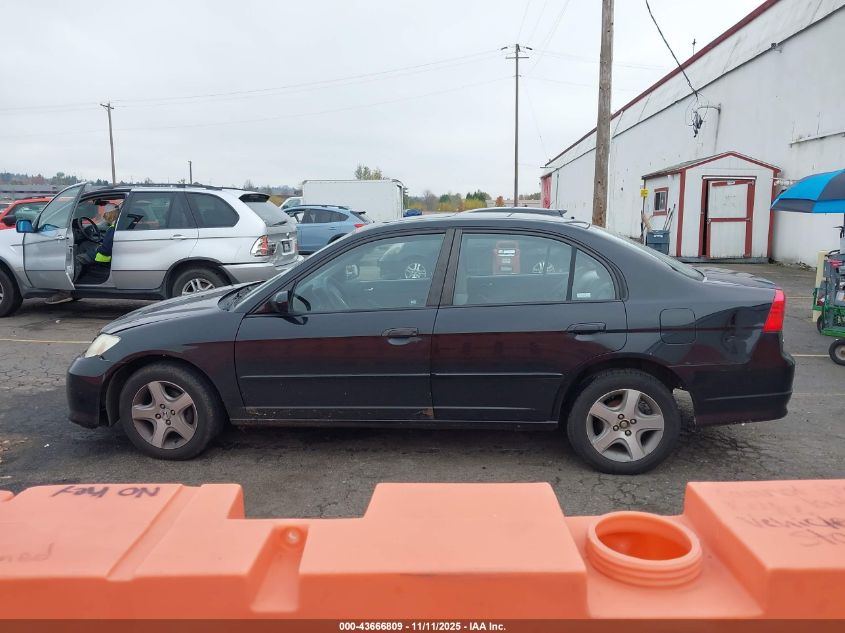 2004 Honda Civic Ex VIN: 2HGES26714H527547 Lot: 43666809