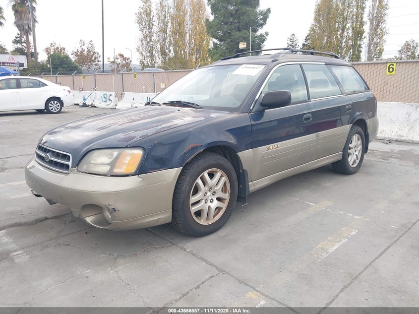 4S3BH675717639216 2001 SUBARU OUTBACK photo no. 2