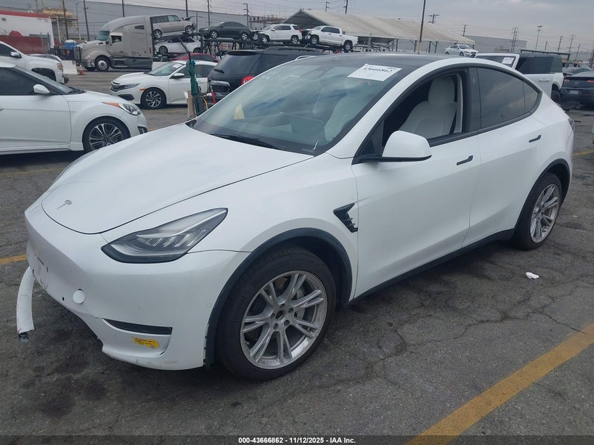 7SAYGAEE7NF486066 2022 TESLA MODEL Y photo no. 2