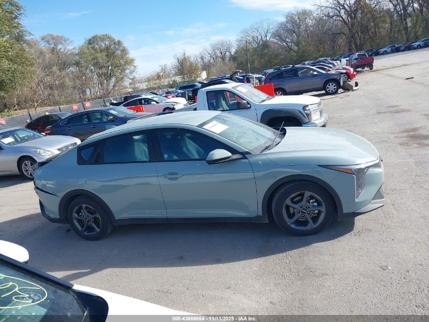 2025 Kia K4 Lxs VIN: 3KPFT4DE9SE041512 Lot: 43666864