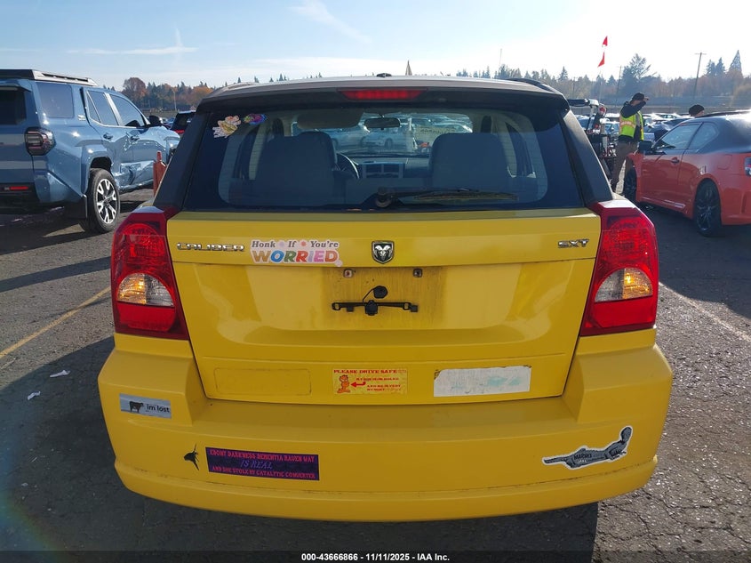 2007 Dodge Caliber Sxt VIN: 1B3HB48BX7D558520 Lot: 43666866