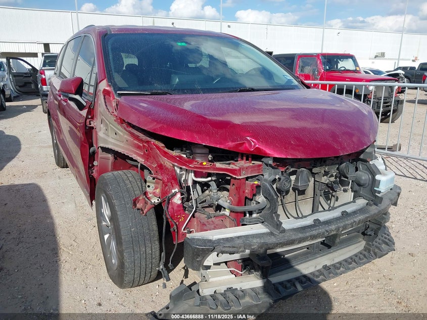 2021 Toyota Sienna Le VIN: 5TDKRKEC8MS052010 Lot: 43666888