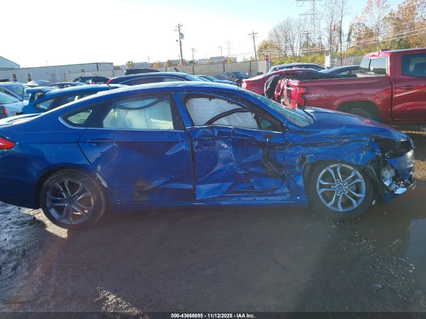 2017 Ford Fusion S VIN: 3FA6P0G7XHR341089 Lot: 43666895