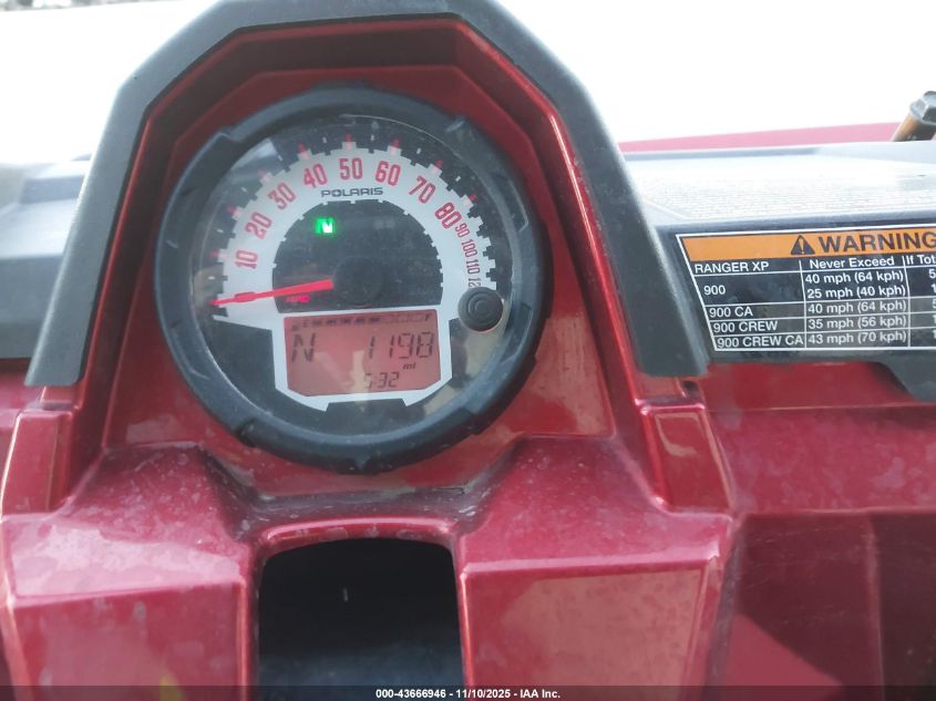 2014 Polaris Ranger 900 Xp Eps VIN: 4XAUH9EA3EG352916 Lot: 43666946