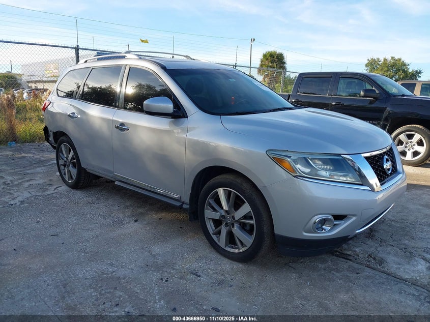 2015 NISSAN PATHFINDER PLATINUM - 5N1AR2MN2FC612280