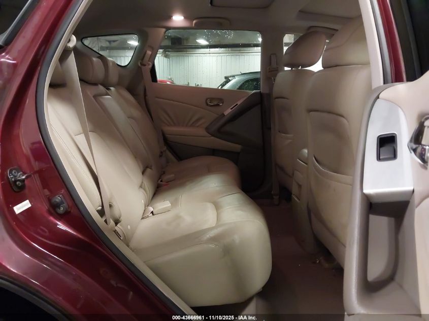 2009 Nissan Murano Sl VIN: JN8AZ18W69W123373 Lot: 43666961