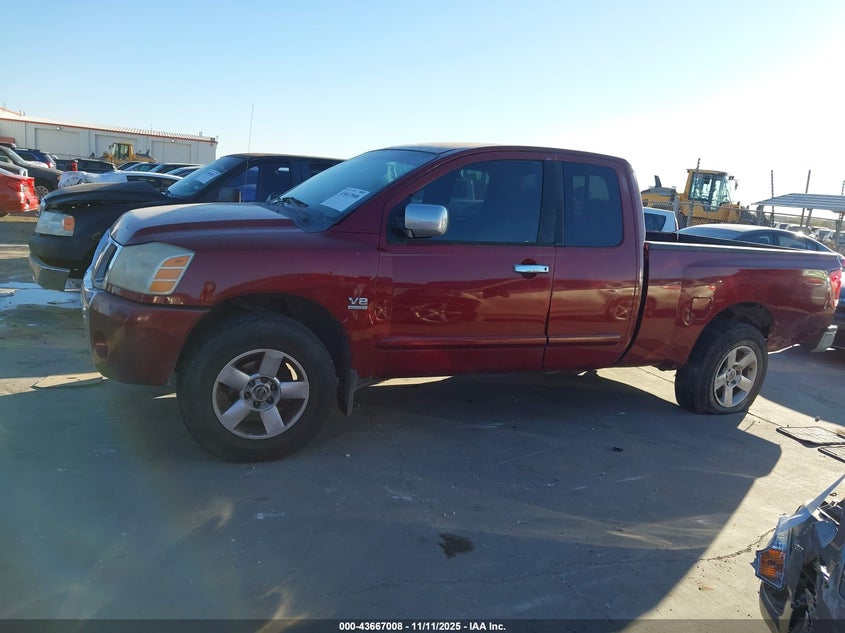 2004 Nissan Titan Se VIN: 1N6AA06A44N544167 Lot: 43667008