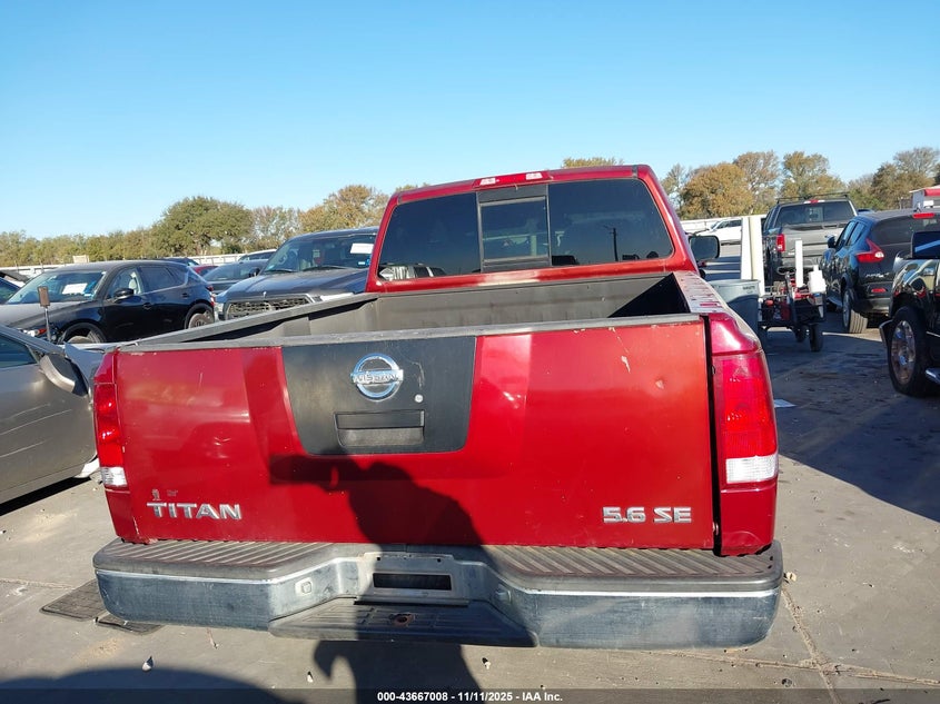 2004 Nissan Titan Se VIN: 1N6AA06A44N544167 Lot: 43667008