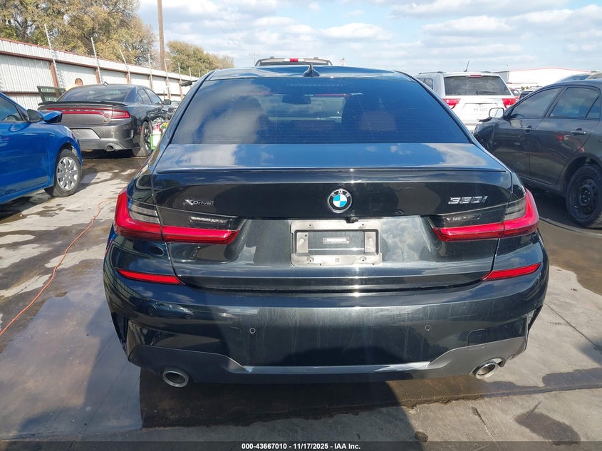 2022 BMW 330I xDrive VIN: 3MW5R7J07N8C60294 Lot: 43667010
