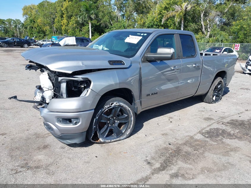 2021 RAM 1500 BIG HORN  4X2 6'4 BOX - 1C6RREBG3MN834462