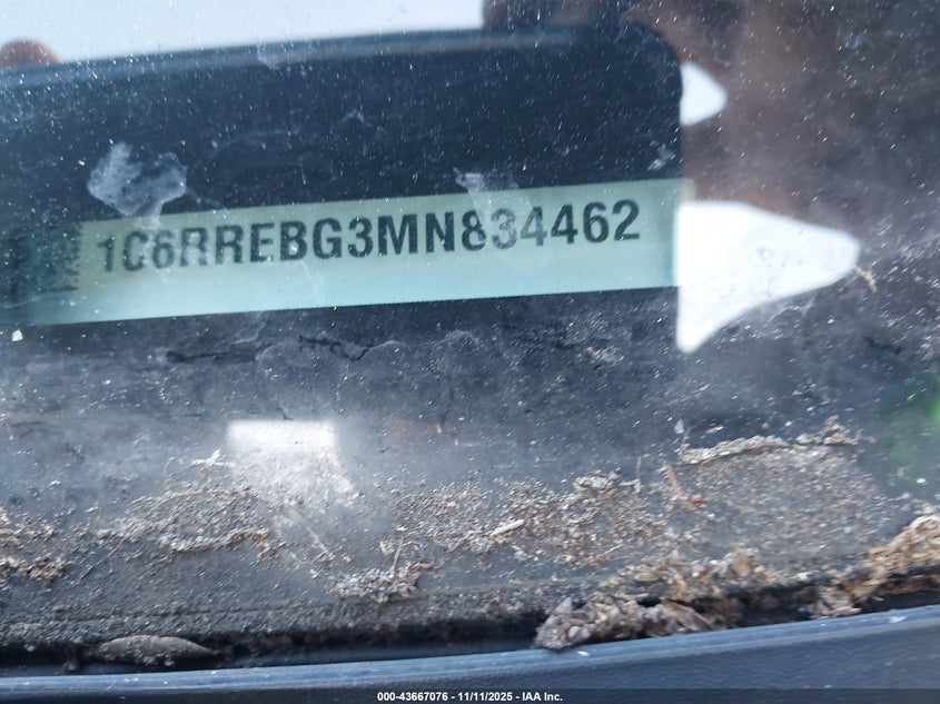 2021 RAM 1500 BIG HORN  4X2 6'4 BOX - 1C6RREBG3MN834462