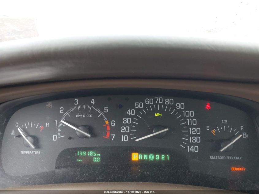 2003 Buick Park Avenue VIN: 1G4CW54K834109948 Lot: 43667080