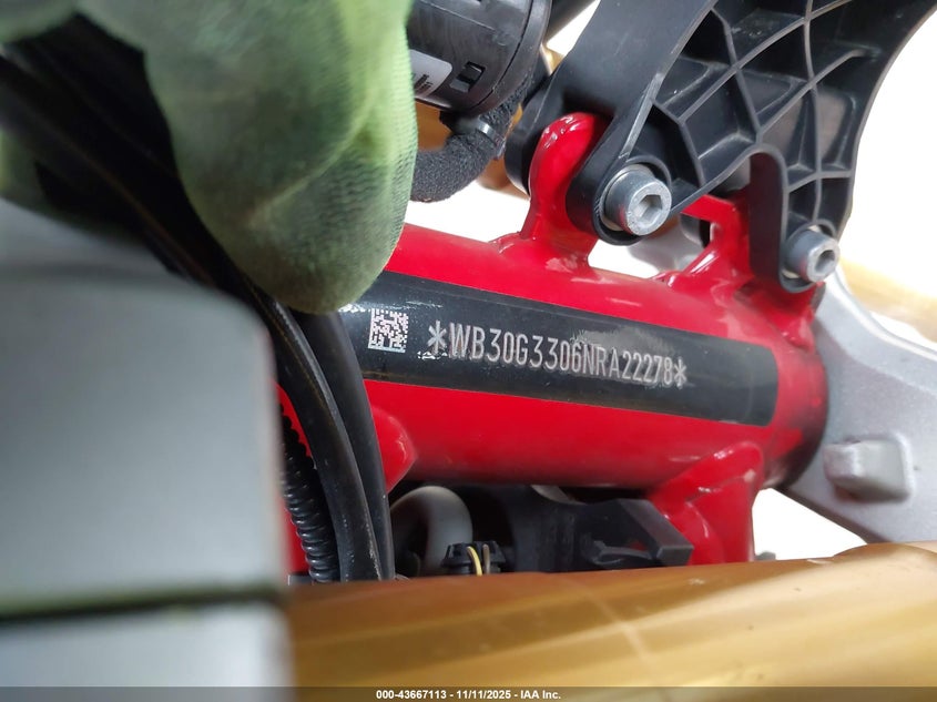 2022 BMW G310 Gs VIN: WB30G3306NRA22278 Lot: 43667113