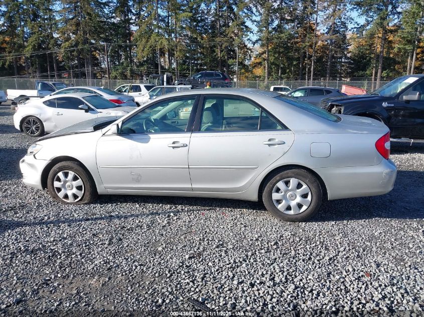 2003 Toyota Camry Le VIN: 4T1BE32KX3U185239 Lot: 43667136