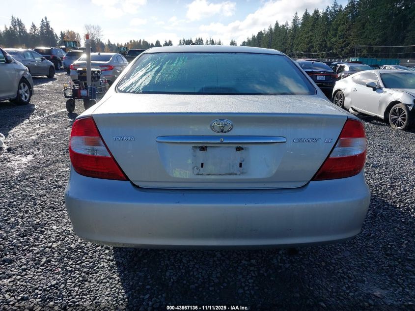 2003 Toyota Camry Le VIN: 4T1BE32KX3U185239 Lot: 43667136