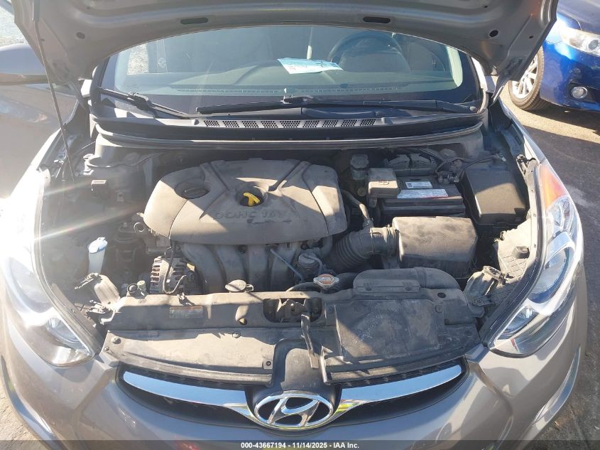 2013 Hyundai Elantra Gls VIN: 5NPDH4AE2DH178531 Lot: 43667194