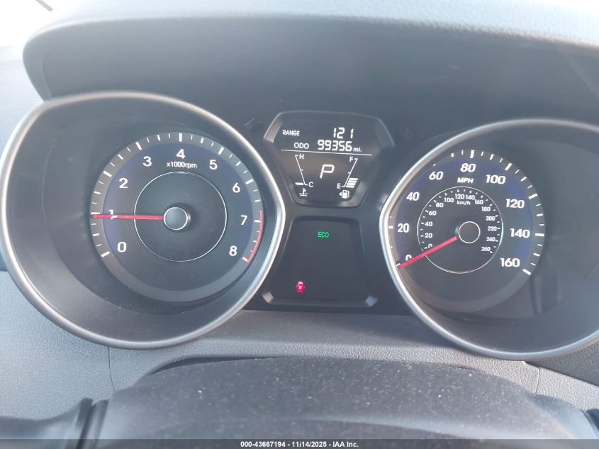 2013 Hyundai Elantra Gls VIN: 5NPDH4AE2DH178531 Lot: 43667194