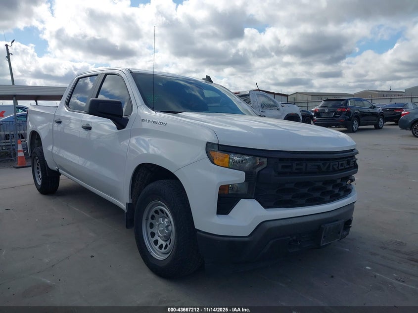 2024 CHEVROLET SILVERADO 1500 4WD  SHORT BED WT - 2GCUDAED0R1171761