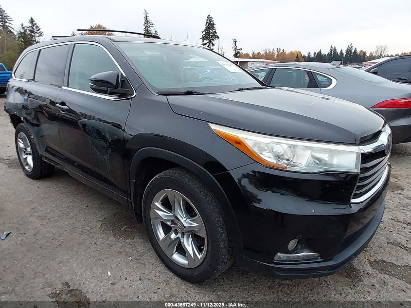 TOYOTA HIGHLANDER LIMITED PLATINUM V6