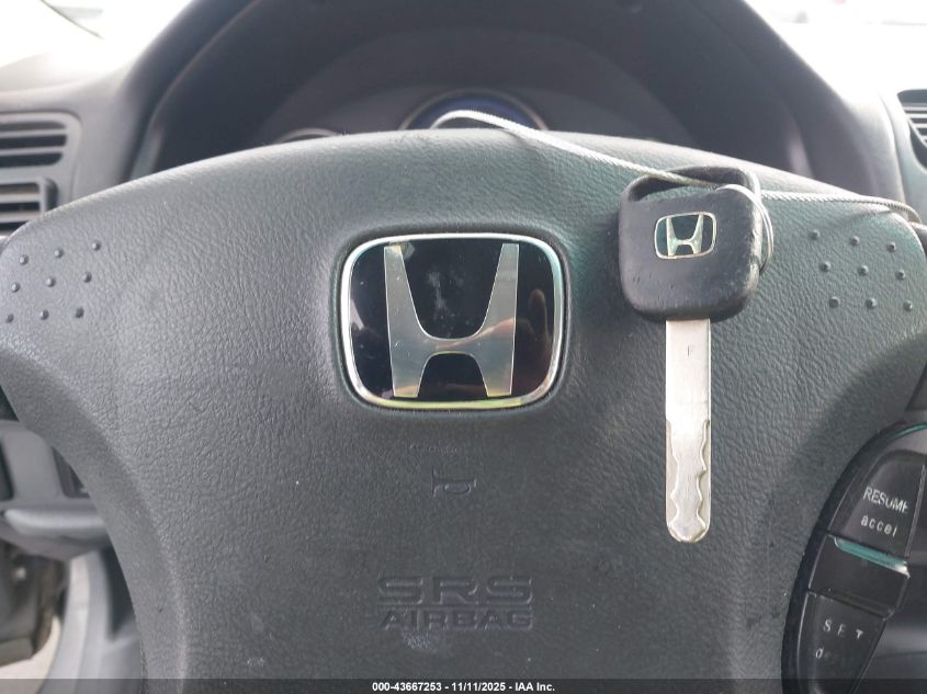 2004 Honda Civic Lx VIN: 2HGES16534H592537 Lot: 43667253