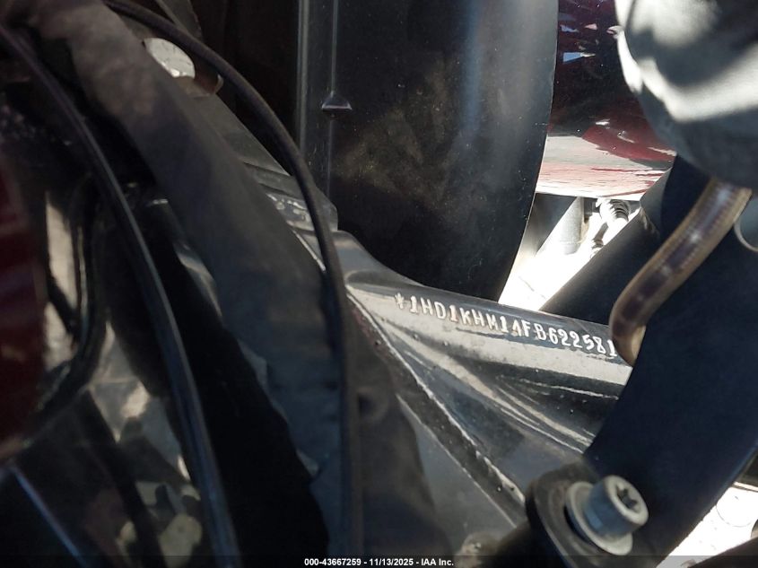 2015 Harley-Davidson Fltrx Road Glide VIN: 1HD1KHM14FB622581 Lot: 43667259