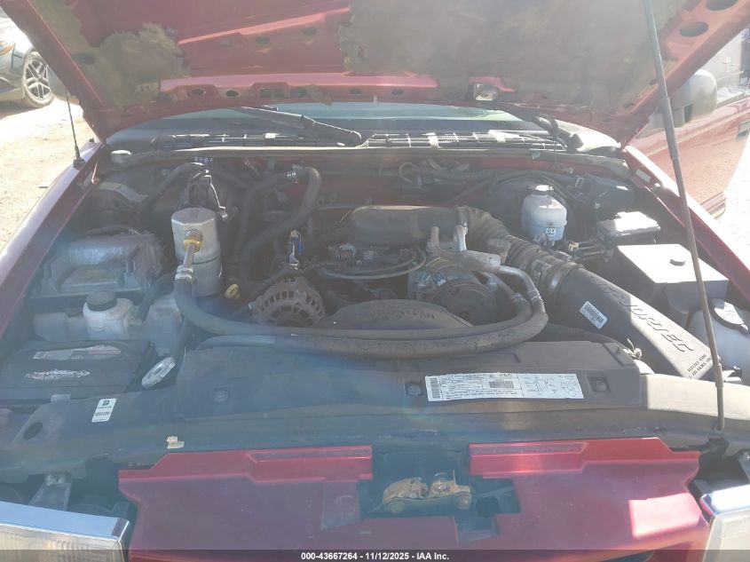 2001 Chevrolet Blazer Lt VIN: 1GNCS13W412134603 Lot: 43667264