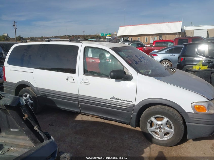 2001 Pontiac Montana M16 W/1Sd Pkg. VIN: 1GMDX03E11D184097 Lot: 43667266