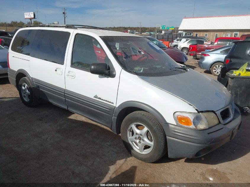 2001 Pontiac Montana M16 W/1Sd Pkg.