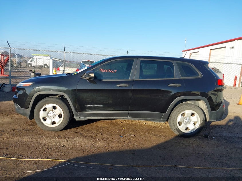 2014 Jeep Cherokee Sport VIN: 1C4PJMAB4EW215954 Lot: 43667267