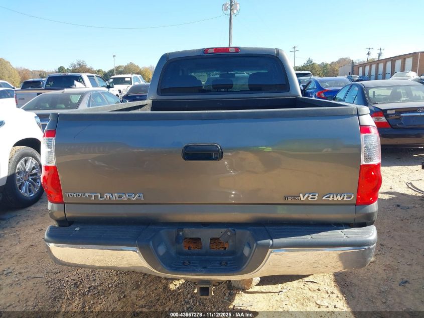 2006 Toyota Tundra Sr5 V8 VIN: 5TBDT44146S511020 Lot: 43667278