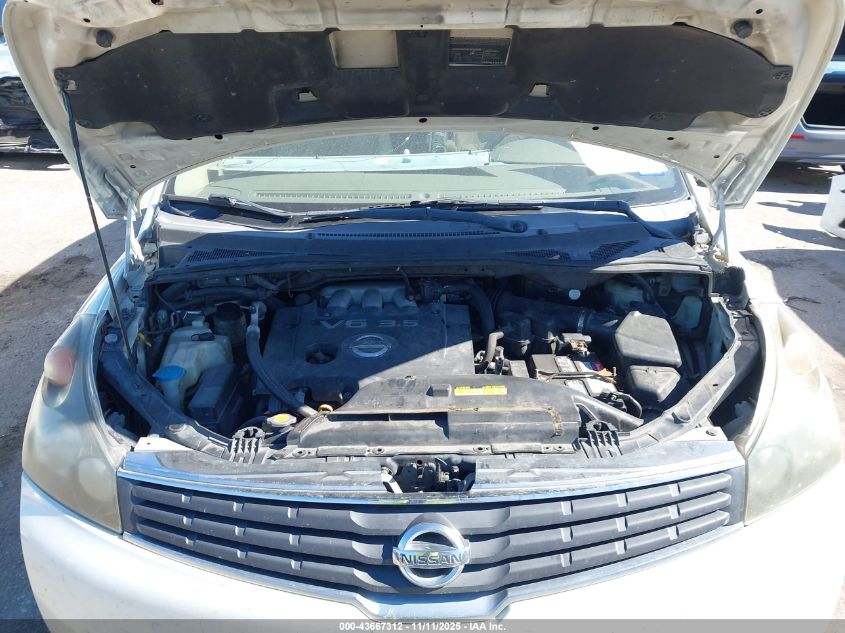 2007 Nissan Quest 3.5 VIN: 5N1BV28U97N143129 Lot: 43667312