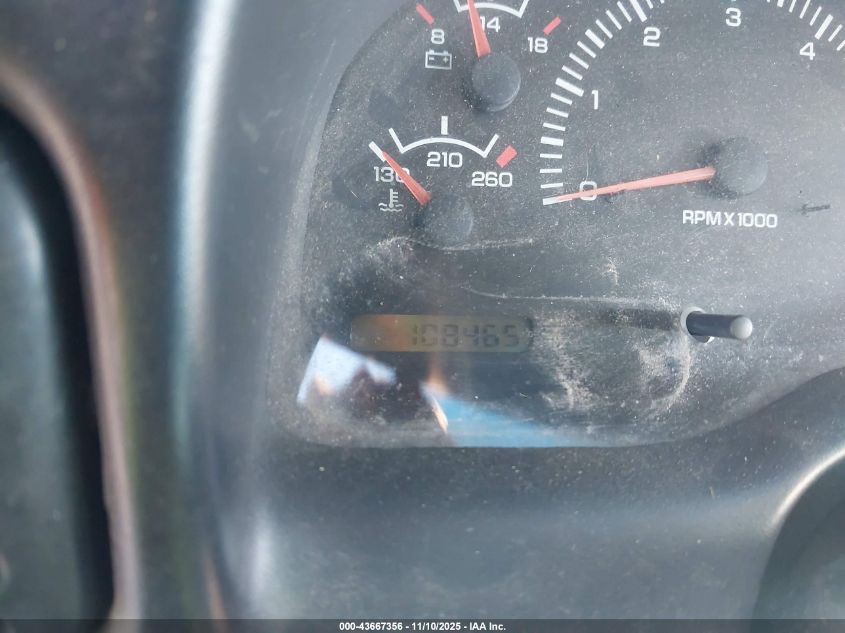 1998 Dodge Ram 1500 St VIN: 3B7HC13Y2WG151590 Lot: 43667356