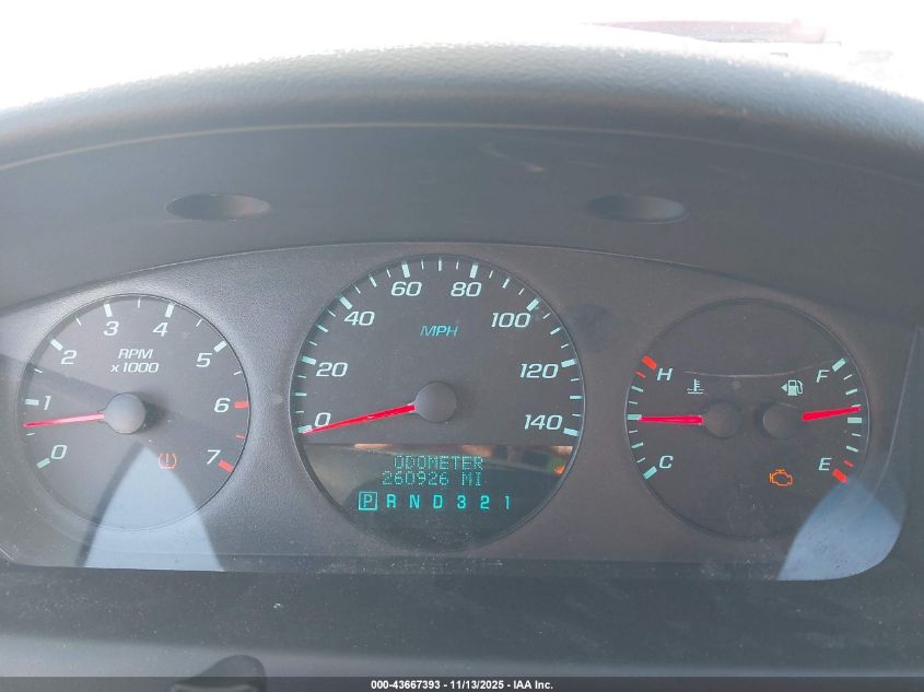 2009 Chevrolet Impala Ls VIN: 2G1WB57K291324537 Lot: 43667393