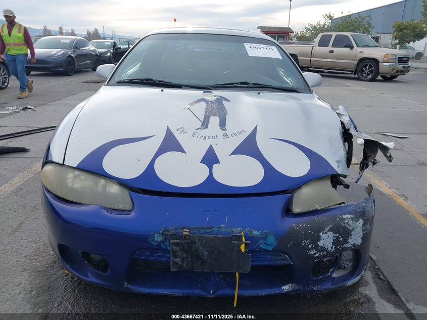 1999 Mitsubishi Eclipse Gs VIN: 4A3AK44Y4XE021899 Lot: 43667421