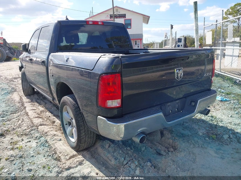 Vin: 1c6rr7ktxms555021, lot: 44162683, ram 1500 classic tradesman  4x4 5'7 box 20213