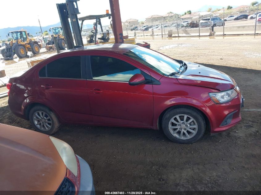 2018 Chevrolet Sonic Lt Auto VIN: 1G1JD5SH3J4121732 Lot: 43667483