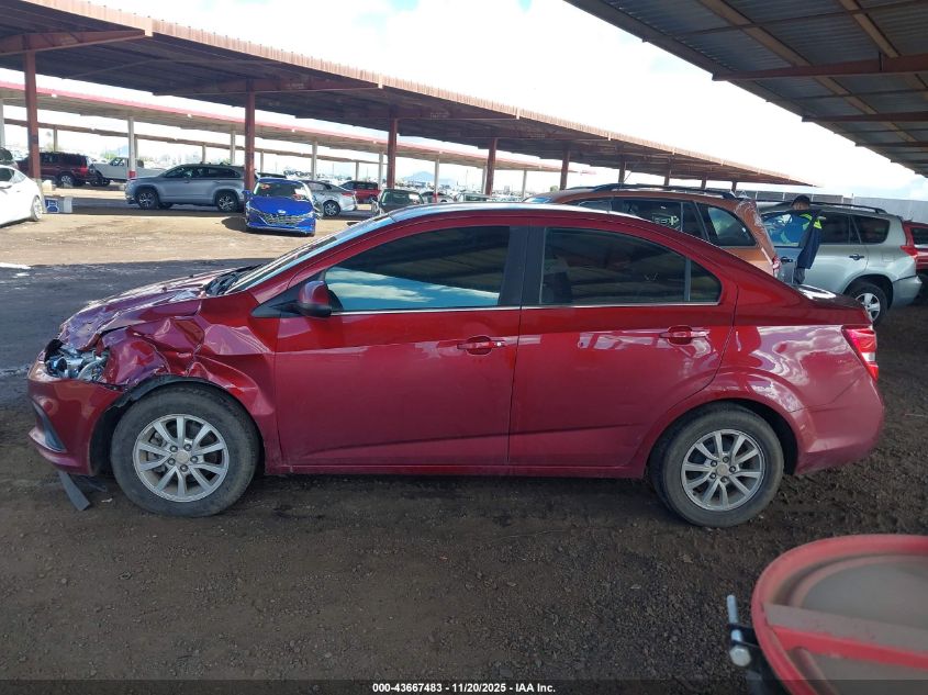 2018 Chevrolet Sonic Lt Auto VIN: 1G1JD5SH3J4121732 Lot: 43667483