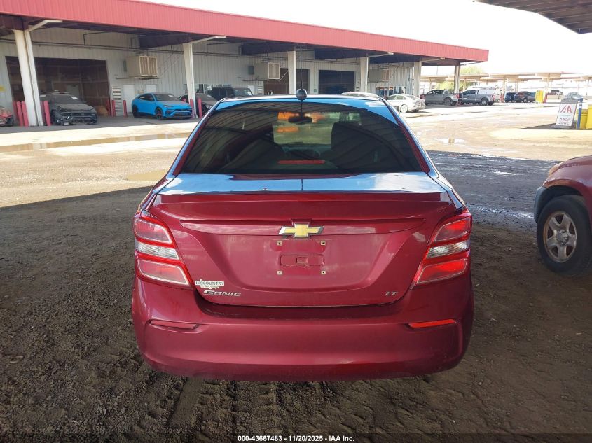 2018 Chevrolet Sonic Lt Auto VIN: 1G1JD5SH3J4121732 Lot: 43667483