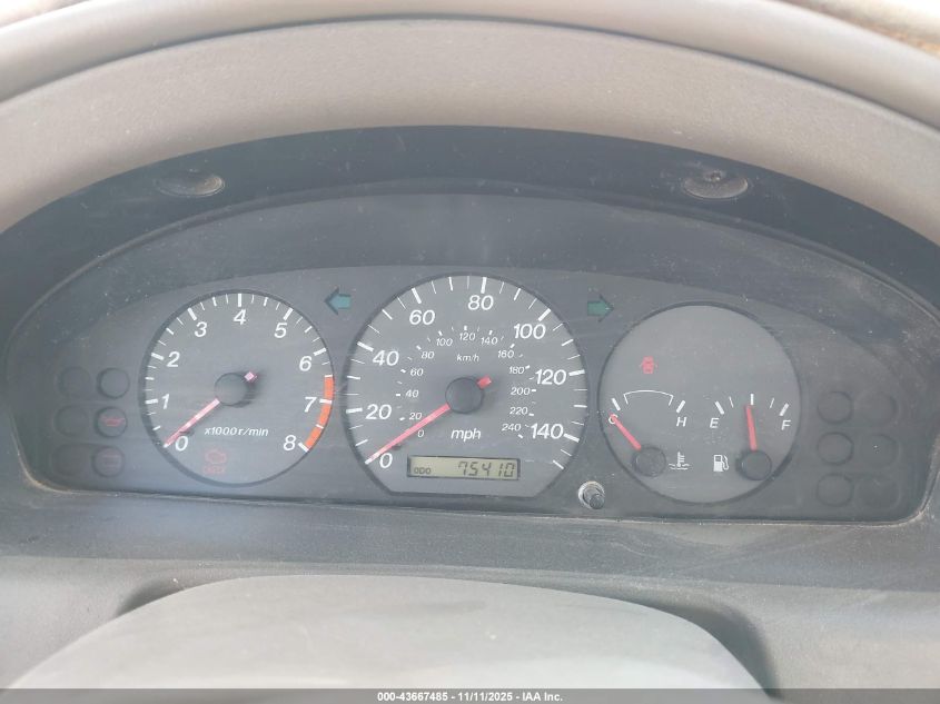 2000 Mazda 626 Es/Lx VIN: 1YVGF22C0Y5105162 Lot: 43667485