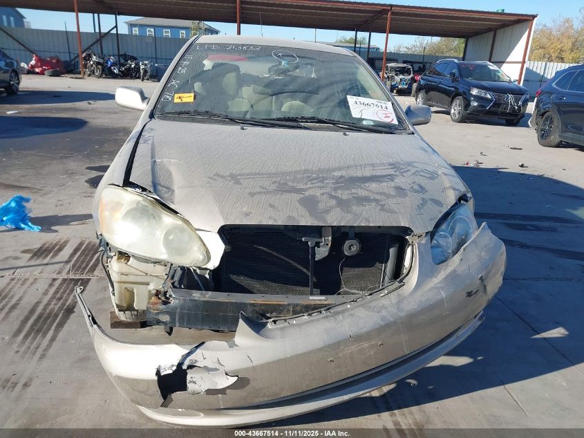 2005 Toyota Corolla Le VIN: 1NXBR32E55Z541193 Lot: 43667514