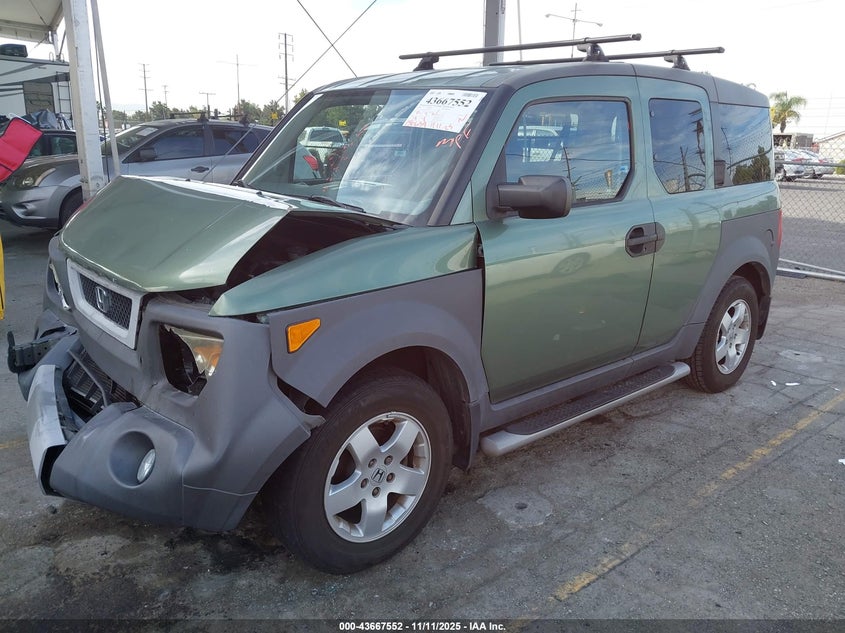 2004 HONDA ELEMENT SPORT UTILITY VEHICLE 2.4L I-4 DOHC, VVT, 160HP
