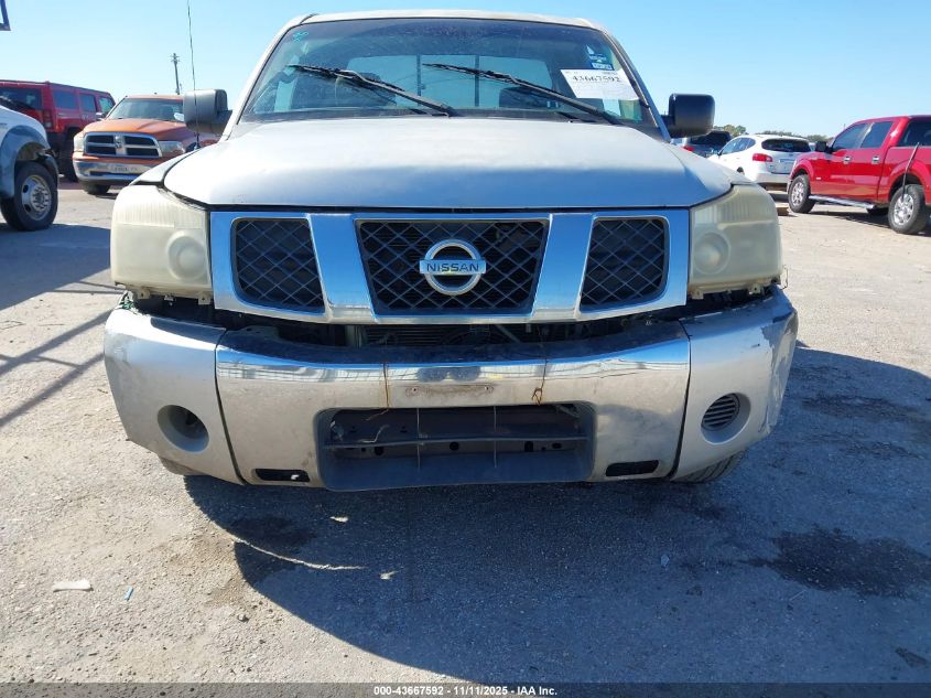 2004 Nissan Titan Xe VIN: 1N6AA06A54N511078 Lot: 43667592