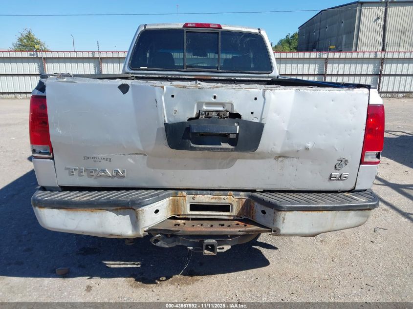 2004 Nissan Titan Xe VIN: 1N6AA06A54N511078 Lot: 43667592