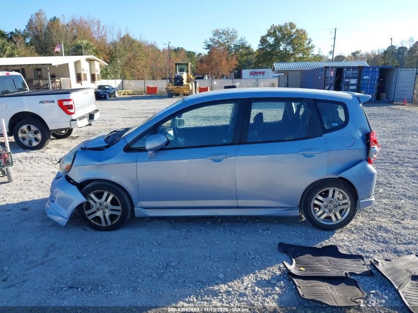 2008 Honda Fit Sport VIN: JHMGD38648S067910 Lot: 43667593