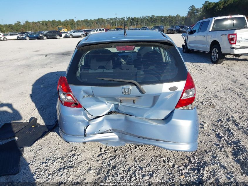 2008 Honda Fit Sport VIN: JHMGD38648S067910 Lot: 43667593