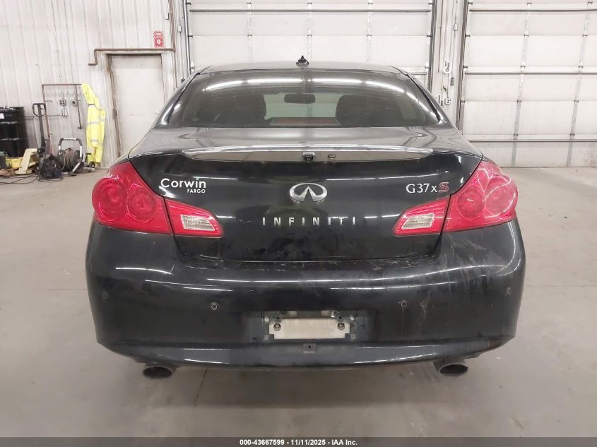 2013 Infiniti G37X VIN: JN1CV6AR8DM762962 Lot: 43667599
